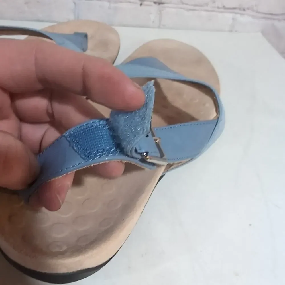 Vionic Danita Women's Slingback Sandals Size 10 Sky Blue